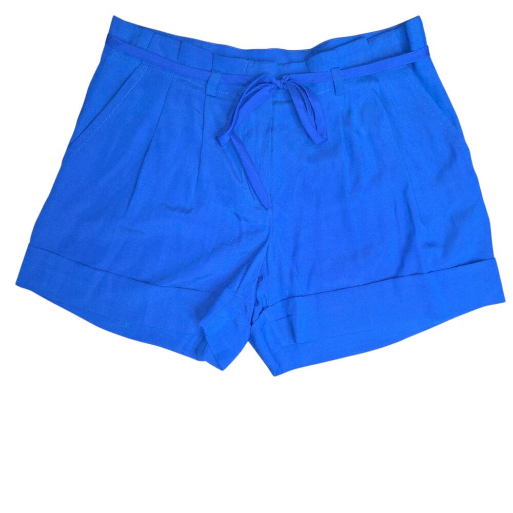 Trina Turk Reagan Silk Short Size 4 Blue